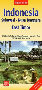 Nelles Map Landkarte Indonesia: Sulawesi, Nusa Tenggara - East Timor