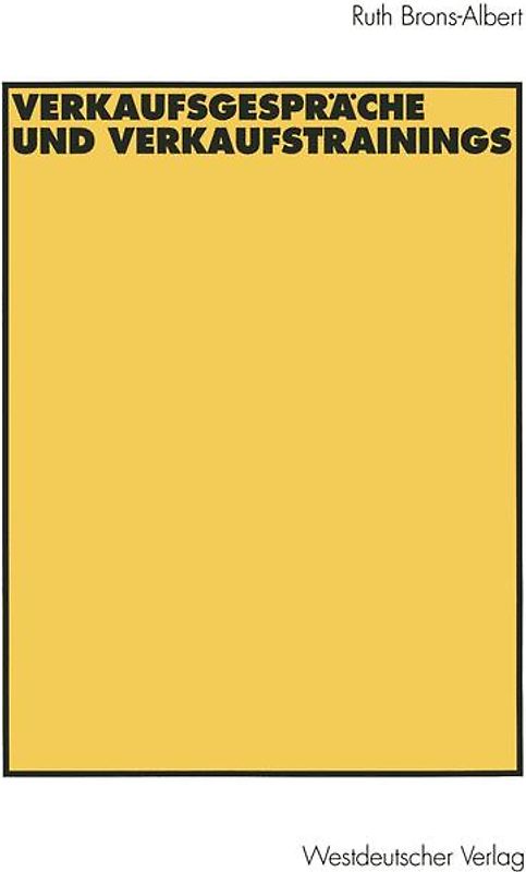 Verkaufsgespräche und Verkaufstrainings
