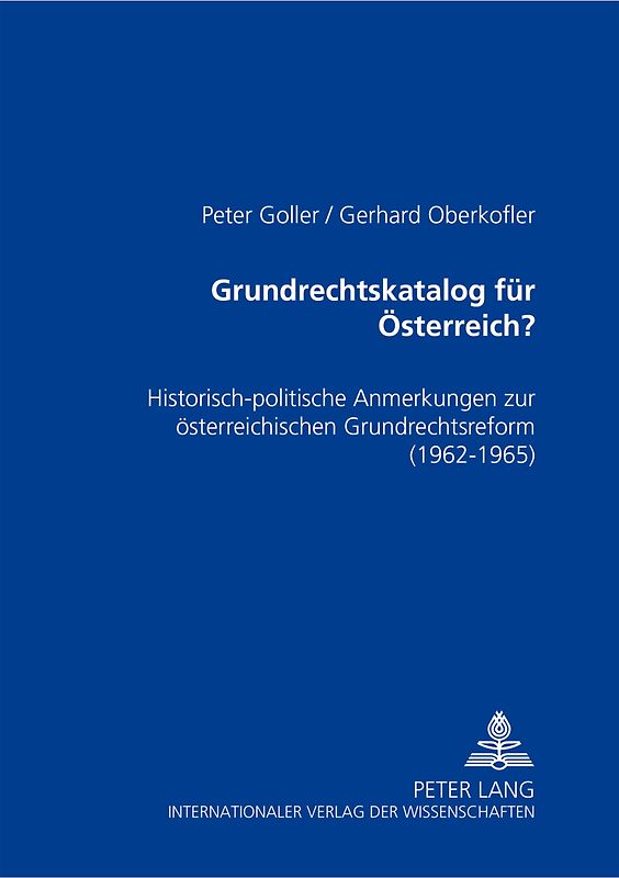 Grundrechtskatalog für Österreich?