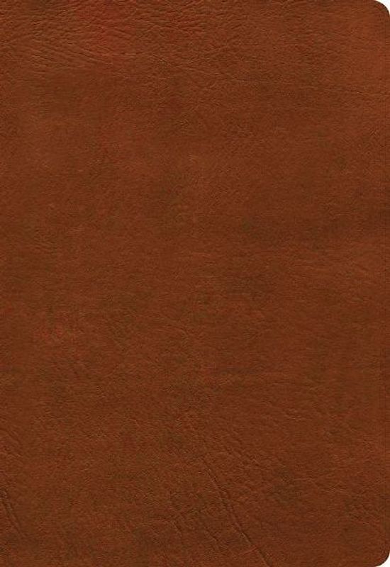 NASB Super Giant Print Reference Bible, Burnt Sienna Leathertouch