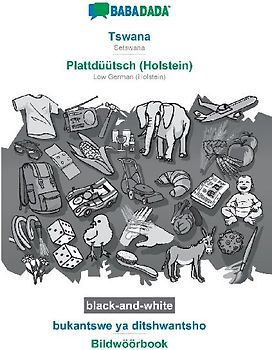 Tswana - Plattdüütsch (Holstein), bukantswe ya ditshwantsho, BW