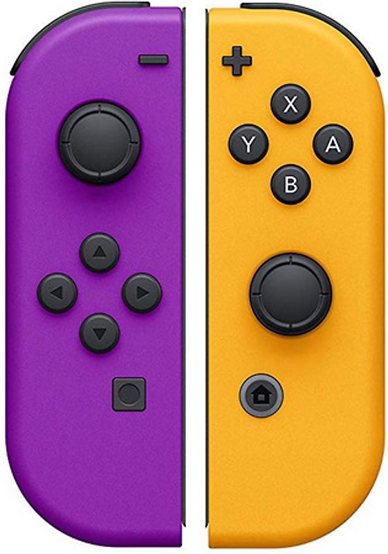 Nintendo Switch Joy Con Set Mandos lila naranja