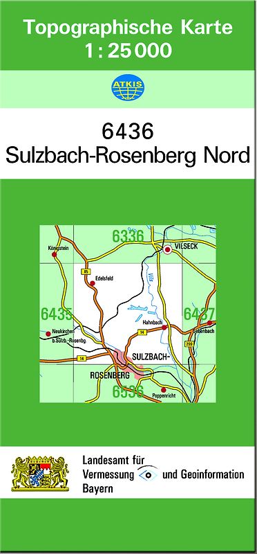 TK25 6436 Sulzbach-Rosenberg Nord