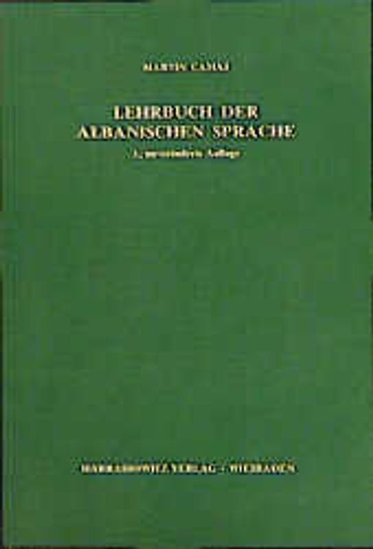 Lehrbuch der albanischen Sprache