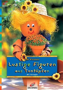 Lustige Figuren aus Tontöpfen. Mit Vorlagen