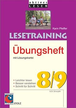 Lesetraining Übungsheft 8/9. Übungen für das 8. und 9. Schuljahr