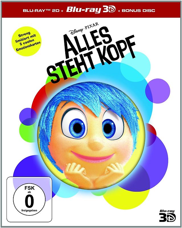 Alles steht Kopf 3D [3 Discs] 3D Blu-ray Disc