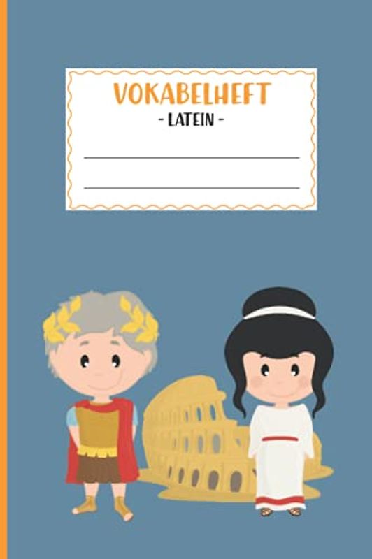 Vokabelheft Latein: Latein Vokabeln lernen und üben mit diesem Schulheft Latein 2 spaltig mit Trennungslinien für das Studium und den Latein Schulunterricht