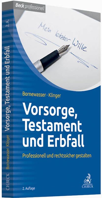 Vorsorge, Testament und Erbfall