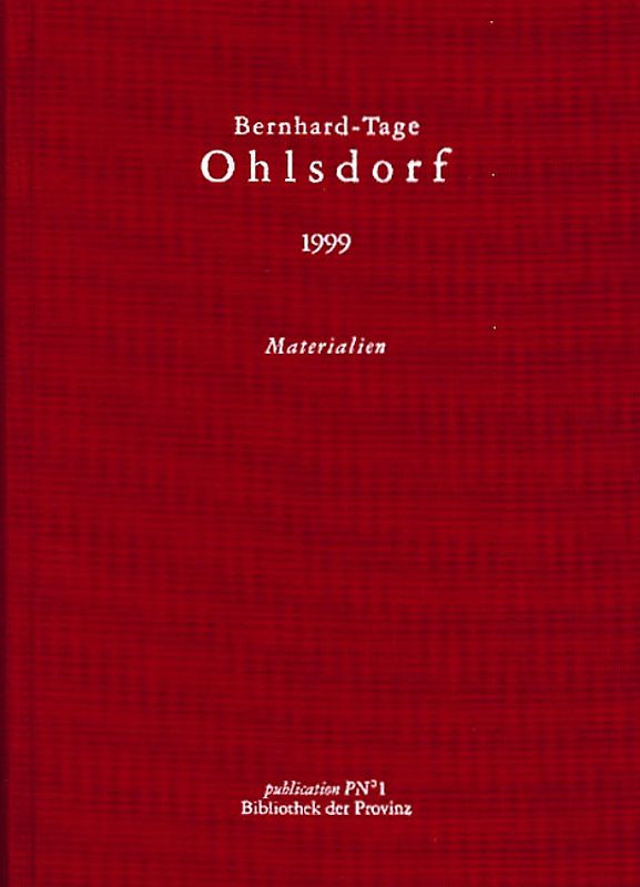 Bernhard-Tage Ohlsdorf 1999