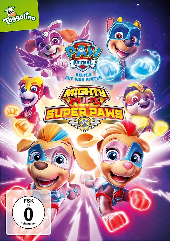 Paw Patrol - Mighty Pups Super Paws DVD