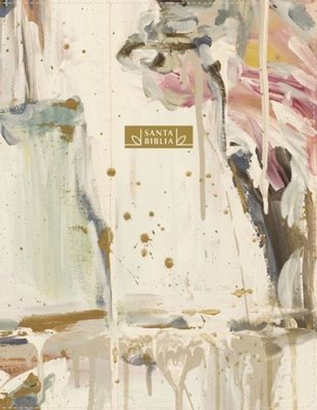 Nbla, Santa Biblia, Edición Artística Ilustrada, Leathersoft, Multicolor/Crema, Palabras de Jesús En Rojo, Comfort Print