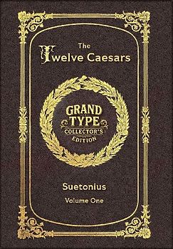 Large Print - The Twelve Caesars, Volume 1 of 3 - Grand Type Collector's Edition - Matte Hardcover with Dust Jacket