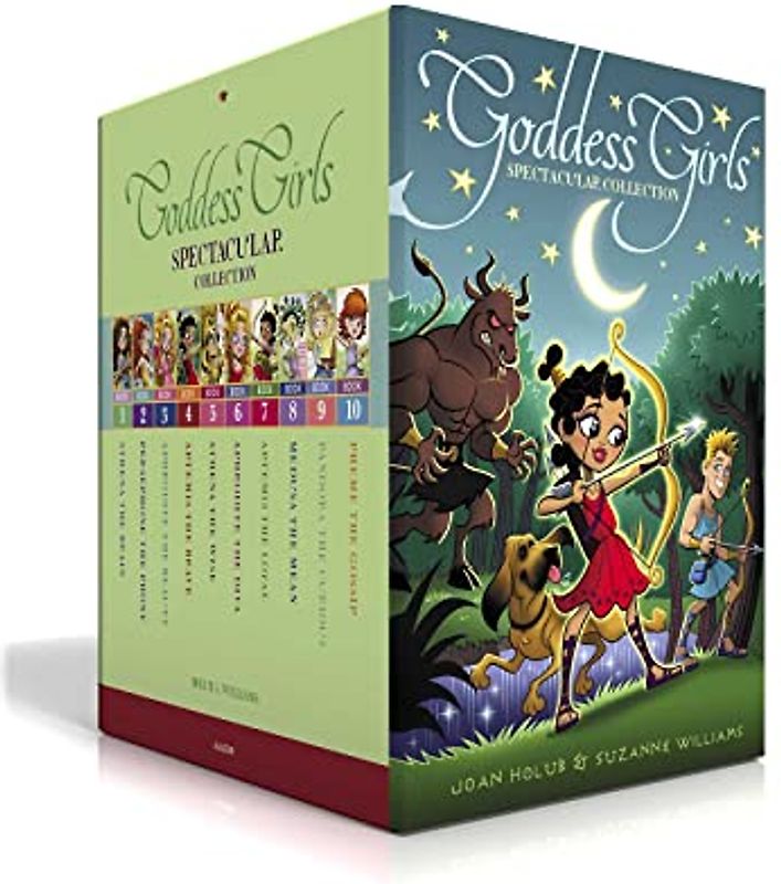 Goddess Girls Spectacular Collection (Boxed Set): Athena the Brain; Persephone the Phony; Aphrodite the Beauty; Artemis the Brave; Athena the Wise; ... Mean; Pandora the Curious; Pheme the Gossip