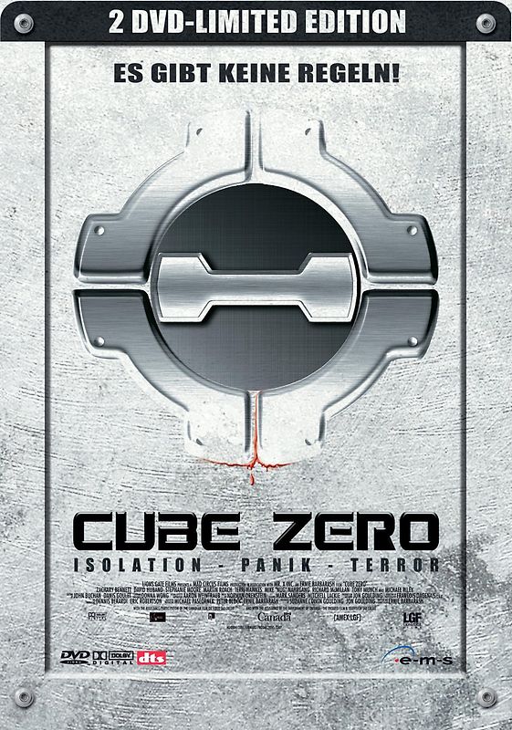 Cube Zero (uncut) Steelbook DVD