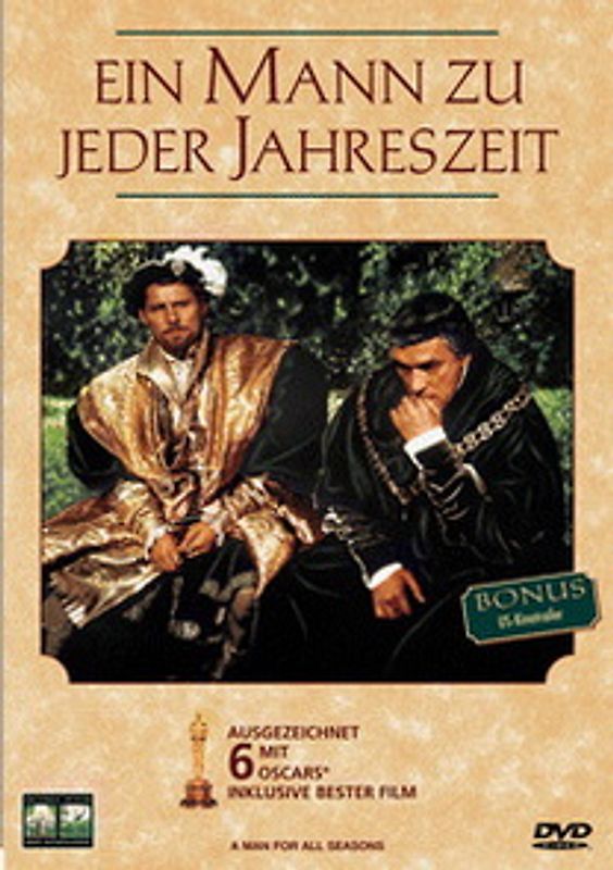 Mann zu jeder Jahreszeit, Ein DVD
