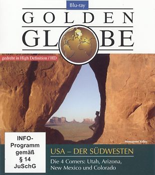 USA - der Südwesten (Die 4 Corners: Utah, Arizona, New Mexico und Colorado) Reihe: Golden Globe Blu-ray Disc
