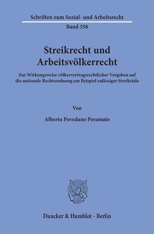 Streikrecht und Arbeitsvölkerrecht.