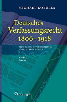 Deutsches Verfassungsrecht 1806 - 1918