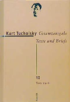 Gesamtausgabe Texte und Briefe 10
