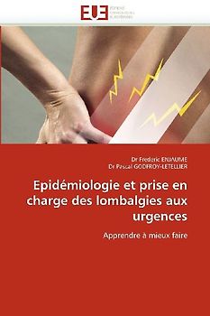 Epidémiologie Et Prise En Charge Des Lombalgies Aux Urgences