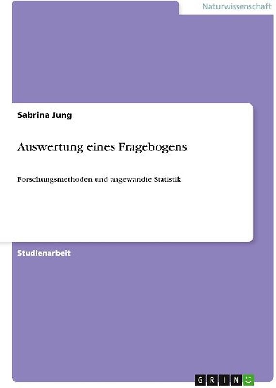 Auswertung eines Fragebogens