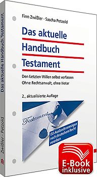 Das aktuelle Handbuch Testament inkl. E-Book