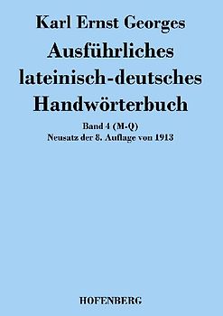 Ausführliches lateinisch-deutsches Handwörterbuch