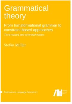 Grammatical theory / volume 1