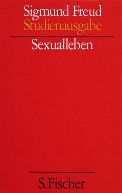 Studienausgabe in zehn Bänden / Sexualleben