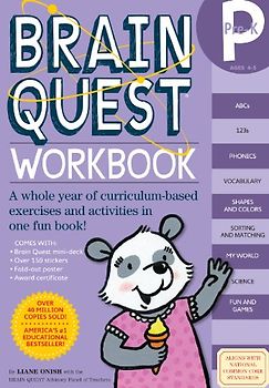 Brain Quest Pre-K Workbook [With Stickers] - Liane Onish