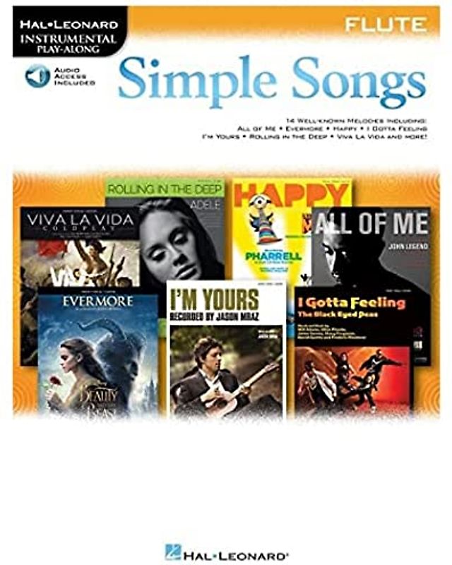 Simple Songs: Flute (Hal Leonard Instrumental Play-Along)