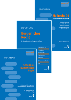 Kombipaket Casebook Bürgerliches Recht, Bürgerliches Recht und Zivilrecht 24