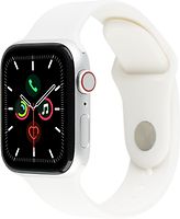 Apple Watch SE 44 mm Caja de aluminio en plata - Correa deportiva blanca [Wifi + Cellular]