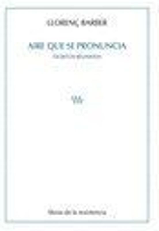 Aire que se pronuncia