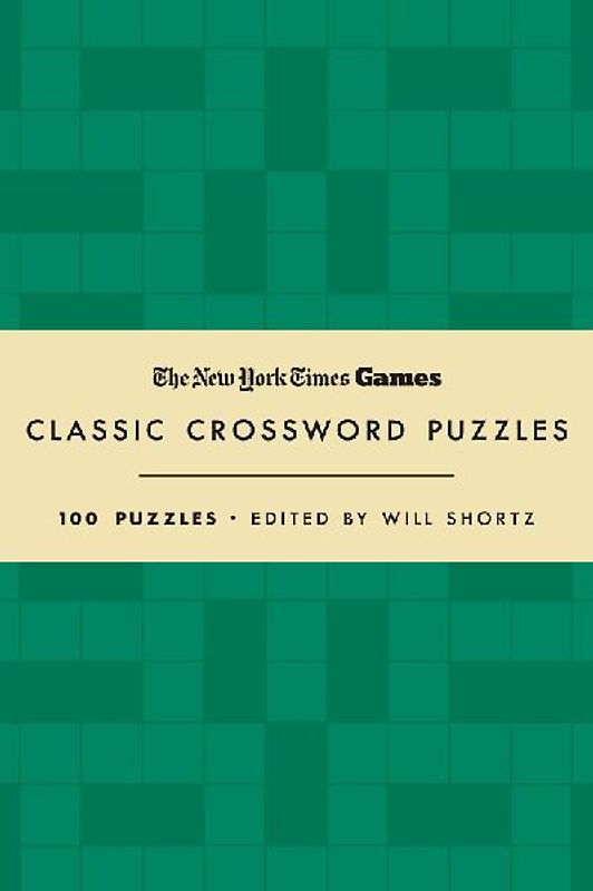 New York Times Games Classic Crossword Puzzles (Forest Green and Cream)