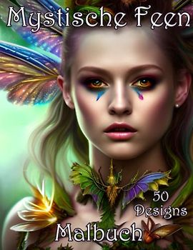 Feen Malbuch für Erwachsene & Jugendliche: Mystische Feen zum Ausmalen mit 50 magischen Motiven
