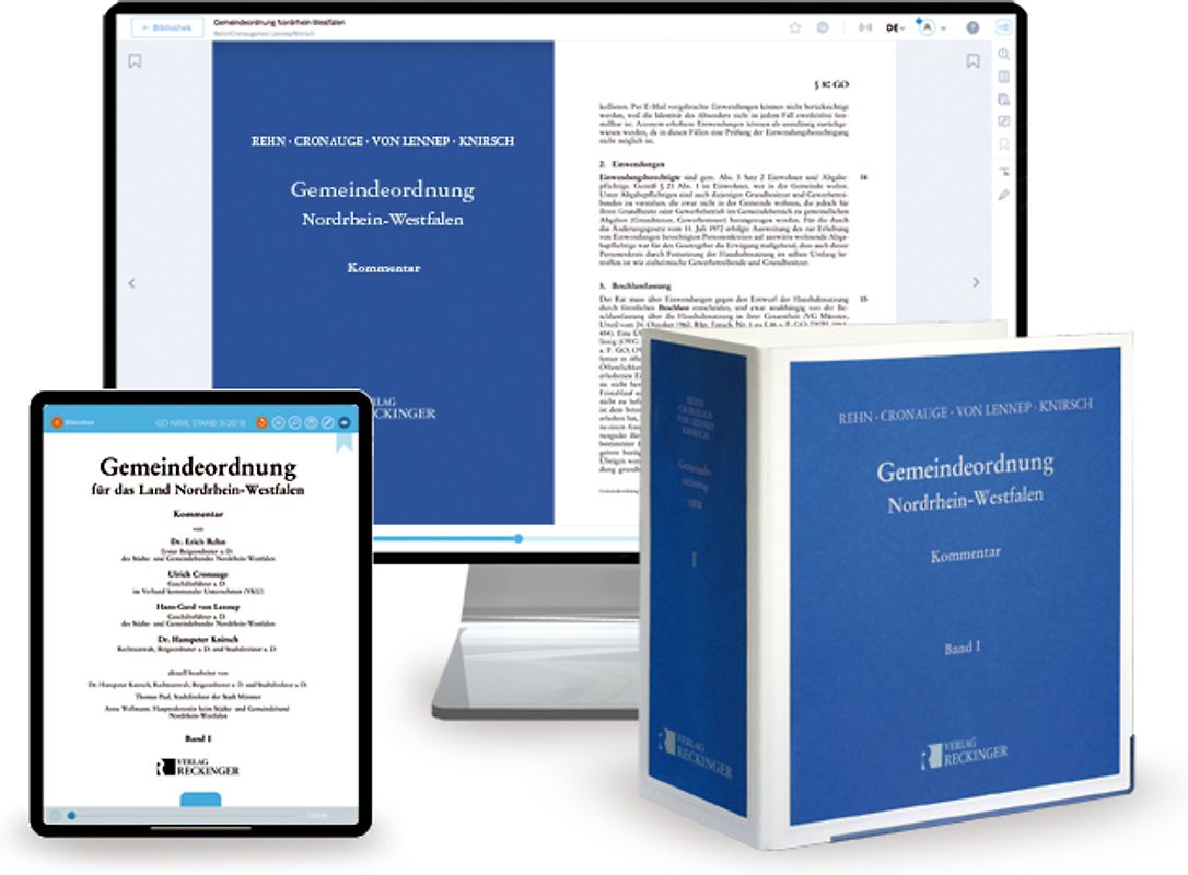Gemeindeordnung Nordrhein-Westfalen – Print + Digital
