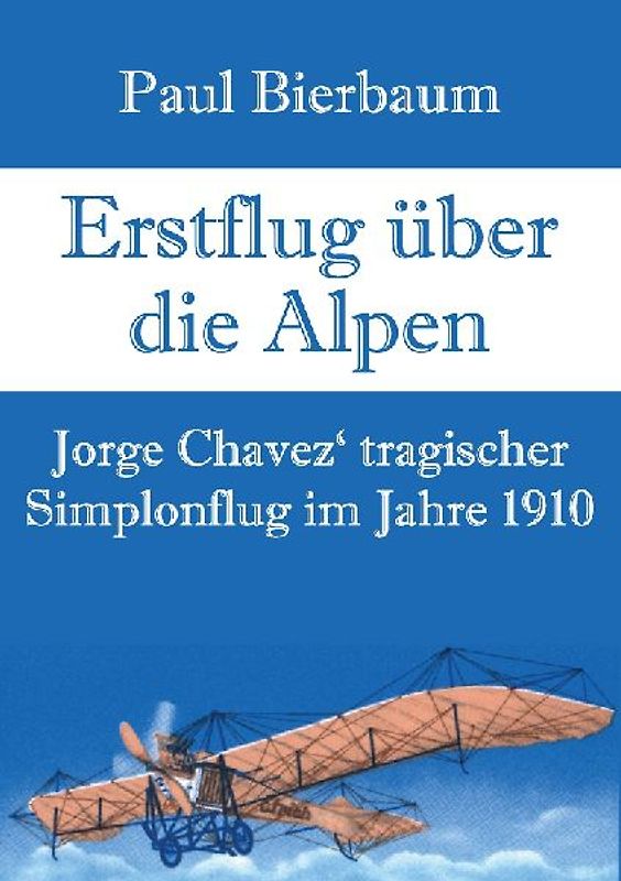 Erstflug über die Alpen