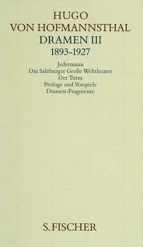 Dramen III. 1893-1927