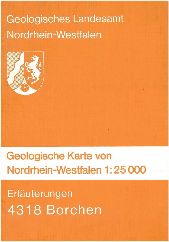 Geologische Karten von Nordrhein-Westfalen 1:25000 / Borchen