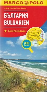 MARCO POLO Länderkarte Bulgarien 1:800.000