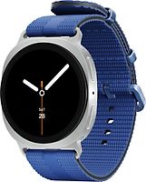 Samsung Galaxy Watch8 44 mm Caja de aluminio gris oscuro con Athleisure Band M/L azul [Wi-Fi + 4G]
