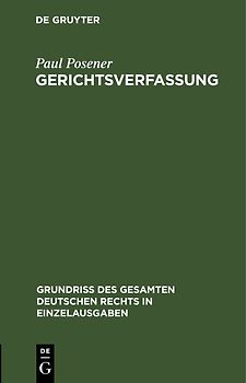 Gerichtsverfassung