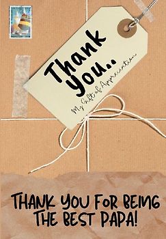 Thank You For Being The Best Papa!: My Gift Of Appreciation: Full Color Gift Book Prompted Questions 6.61 x 9.61 inch