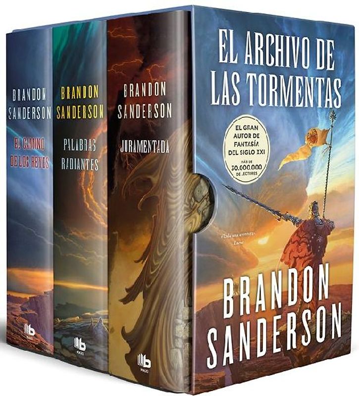 Estuche Archivo de Las Tormentas / The Stormlight Archive Boxed Set: (The Way of Kings, Words of Radiance, Oathbringer)