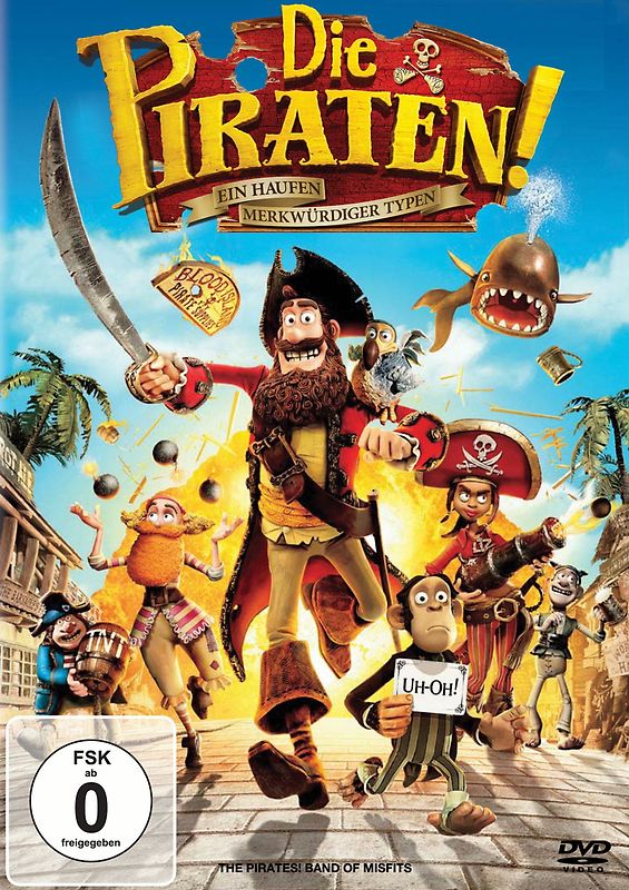 Die Piraten - Ein Haufen merkwürdiger Typen DVD