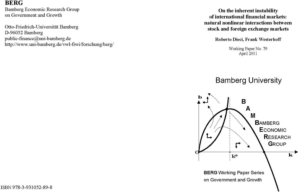 On the inherent instability of international financial markets: natural nonlinear interactions between stock and foreign exchange markets