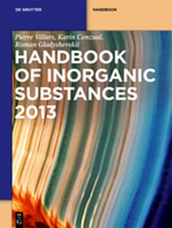 Inorganic Substances. 2013 / Handbook