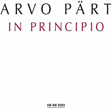 Pärt - In Principio